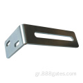 Galvanized column guide rail bracket for sliding door